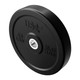 USA Sports 45 lb Solid Rubber Black Bumper Plate