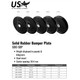 Troy USA Sports Black Bumper Plates Dimensions & Specifications