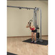 Body-Solid Cable Station During Tricep Pullover Exercise