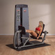 Body-Solid (DCLP-SF) Commercial Seated Leg Press & Calf Machine - Woman Exercising