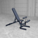 Body-Solid (GFID71B) Heavy-Duty FID Bench - High Incline Position