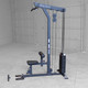 Body-Solid (GLM85B) Lat Machine w/ Selectorized Weight Stack - Right Side View