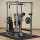 Back Row Exercise in Body-Solid Weightlifting Cage