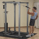 Body-Solid (GPR378) Pro Power Rack - Bicep Curl Exercise on High Pulley Option