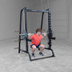Body-Solid Series 7 Smith Machine/Half Rack - Squat Exercise in Home Fitness Room
