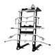 Troy VTX Cable Attachment Set & Rack - Black Matte Color Front Angled View