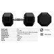 Troy VTX 8-Sided Rubber-Coated Dumbbells - Dimensions & Specifications