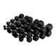 Troy VTX 5-75 lb 8-Sided Rubber-Coated Dumbbells