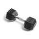 York 25 lb Rubberized Dumbbell