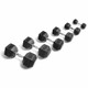 York Barbell Rubber Hex Dumbbells
