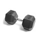 York 85 lb Hex Rubber-Coated Dumbbell