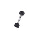 Body-Solid 3 lb Rubber Hex Dumbbell