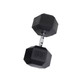 Body-Solid 90 lb Rubber Hex Dumbbell