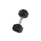 Body-Solid 25 lb Rubber Hex Dumbbell
