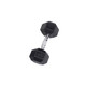 Body-Solid 30 lb Rubber Hex Dumbbell