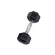 Body-Solid 15 lb Rubber Hex Dumbbell