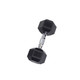Body-Solid 20 lb Rubber Hex Dumbbell