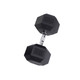Body-Solid 80 lb Rubber Hex Dumbbell