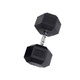 Body-Solid 95 lb Rubber Hex Dumbbell