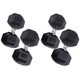 Body-Solid 105-120 lb Rubber Hex Dumbbell Set
