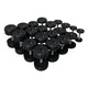 Troy 5-50 lb Rubber Pro-Style Dumbbell Set