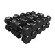 Troy (TSD-R) 12-Sided Rubber Dumbbells - 60-100 lb Set