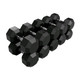 Troy VTX 55-75 lb 8-Sided Rubber-Coated Dumbbell Set