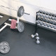 Supermats 4x6 Rubber Gym Mats in School Weight Room