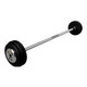 Troy 70 lb Black Pro-Style Barbell w/ Straight Bar and Chrome End Caps