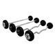 Troy Black Cast Iron Fixed Barbells