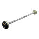 Troy 20 lb Gray Cast Iron Fixed Barbell w/ Straight Bar and Rubber End Caps