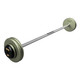 Troy 60 lb Gray Cast Iron Fixed Barbell w/ Straight Bar and Rubber End Caps