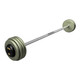 Troy 90 lb Gray Cast Iron Fixed Weight Bar with Rubber End Caps