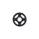 Body-Solid 2.5 lb Rubber Gym Plate w/ Grips