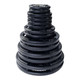Body-Solid Rubber Olympic Weights Shown Stacked