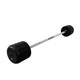 Troy 110 lb Rubber-Coated Fixed Barbell w/ Straight Bar