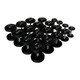 Troy 5-50 lb Commercial Dumbbell Set with Black Rubber End Caps
