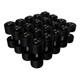 Troy 105-150 lb Black Pro-Style Dumbbell Set w/ Black Rubber End Caps