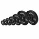 Troy USA Sports Black Cast Iron Olympic Plates