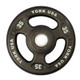 York 35 lb Urethane-Coated Olympic Plate