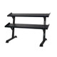 Inflight Fitness (5007-2) 2-Tier Dumbbell Rack - Angled View