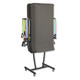 TAG Fitness Exercise Mat Rack - Pictured with Optional Gym Mats & Bands
