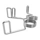 Troy VTX Rubber-Coated Olympic Set - 2" Chrome Spring Clip Collars Only View
