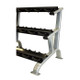 Troy 3-Tier Saddle Dumbbell Rack Close View
