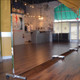 LiteMirror Glassless Rolling Dance Mirrors in Fitness Studio