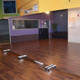 LiteMirror Glassless Rolling Dance Mirrors in Dance Studio