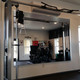 LiteMirror Glass-Free Wall Mirrors in Home Fitness Room