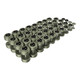 Troy 5-100 lb Gray Pro-Style Dumbbell Set w/ Black Rubber End Caps