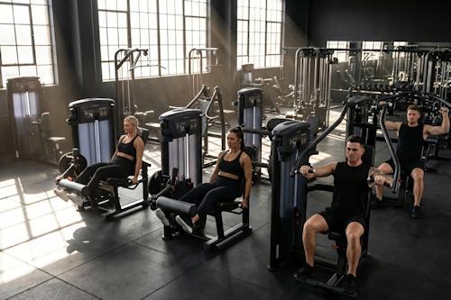 Commercial Weight Machines in Gym