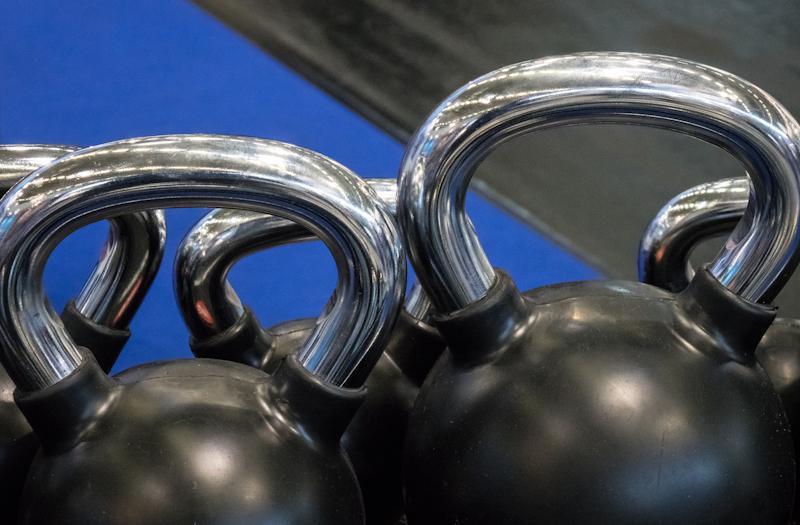 Commercial Kettlebells in Gym